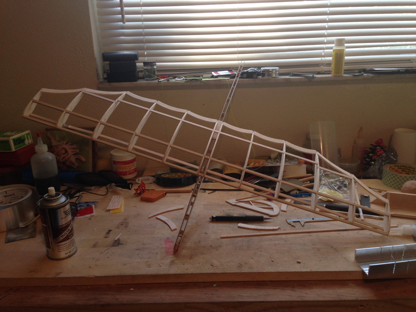 Glider Model简易滑翔机结构3D图纸 STP格式